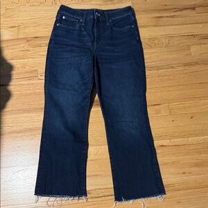 J. Crew Dark Blue ‘03 Curvy Kickout Flare Jeans